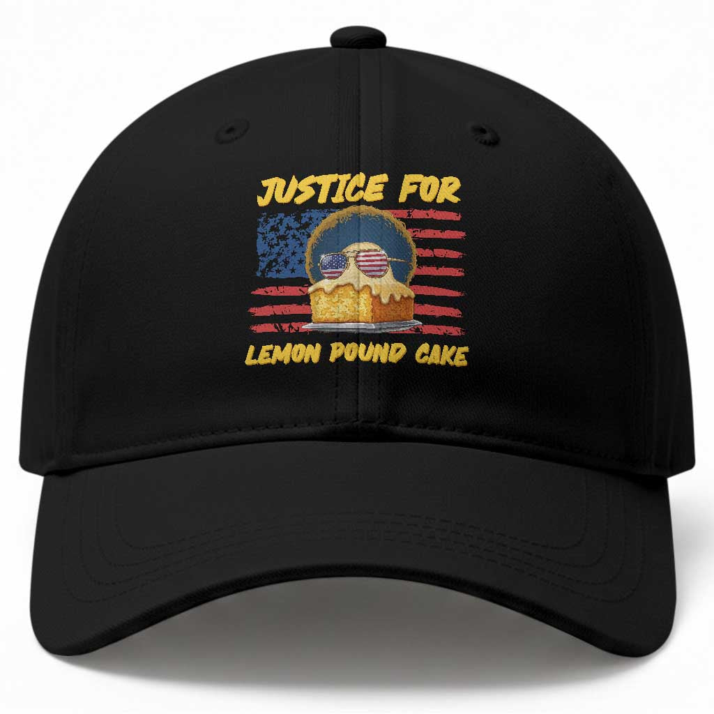 Justice For Lemon Pound Cake Baseball Cap Funny US Flag Cake Parody Rap Free Speech TS14 Print Your Wear