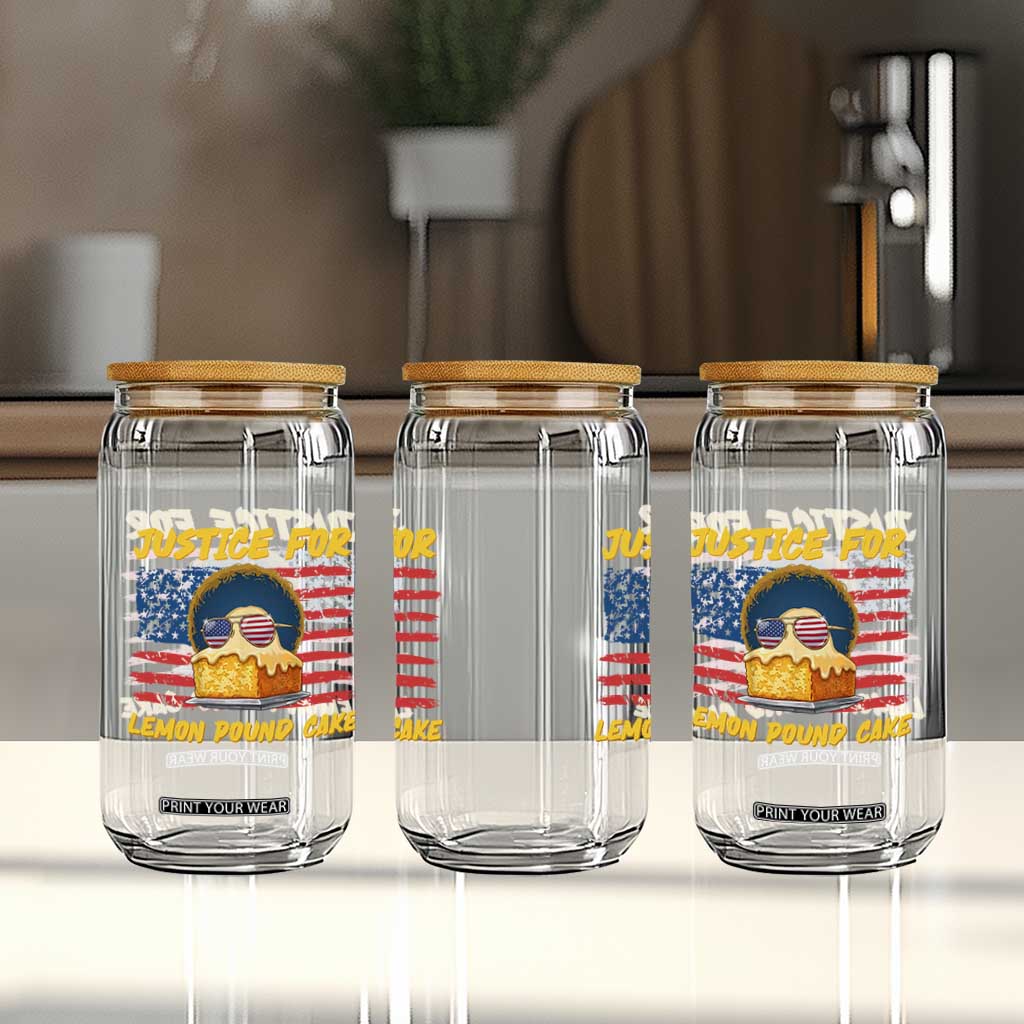 Justice For Lemon Pound Cake Glass Can Funny US Flag Cake Parody Rap Free Speech TS14 Print Your Wear