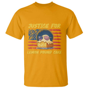 Justice For Lemon Pound Cake T Shirt Funny US Flag Cake Parody Rap Free Speech TS14 Gold Print Your Wear