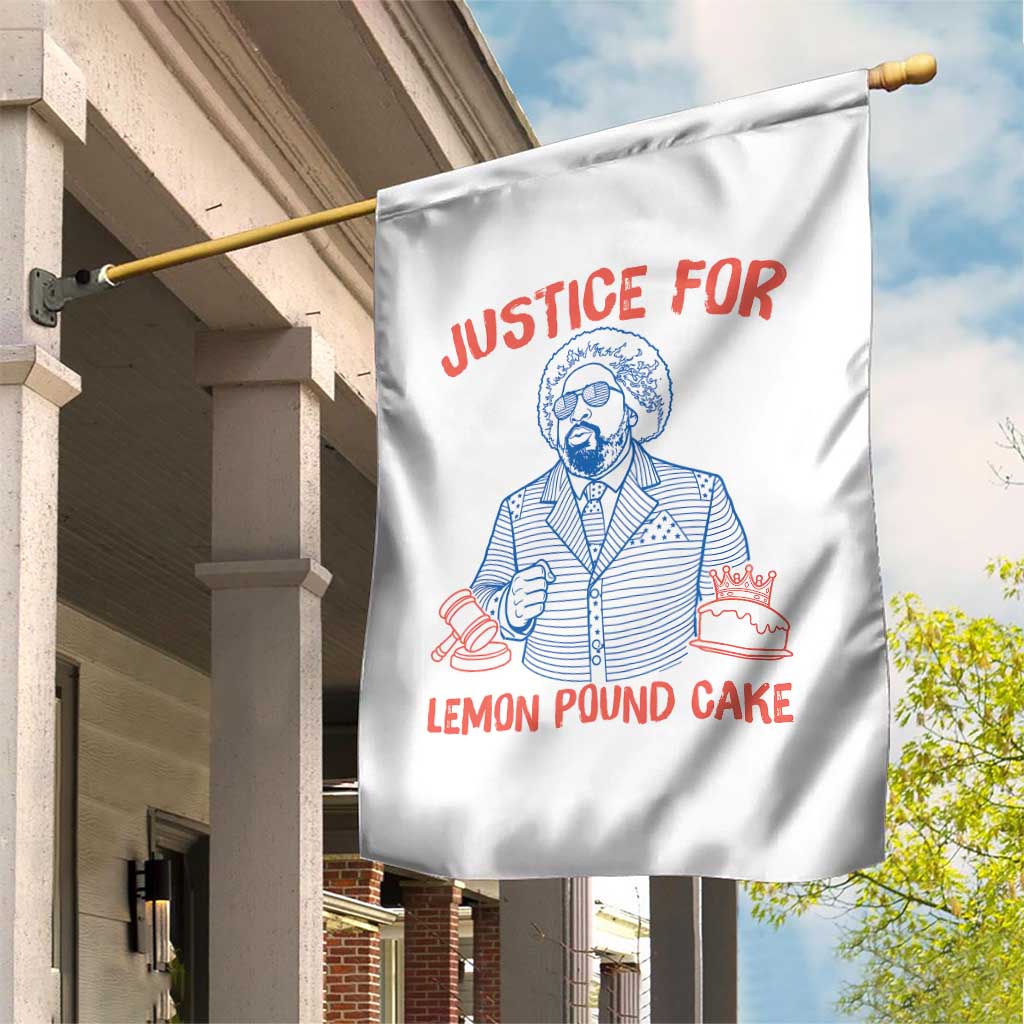 Justice For Lemon Pound Cake Garden Flag Viral Trend Free Speech TS14 Print Your Wear