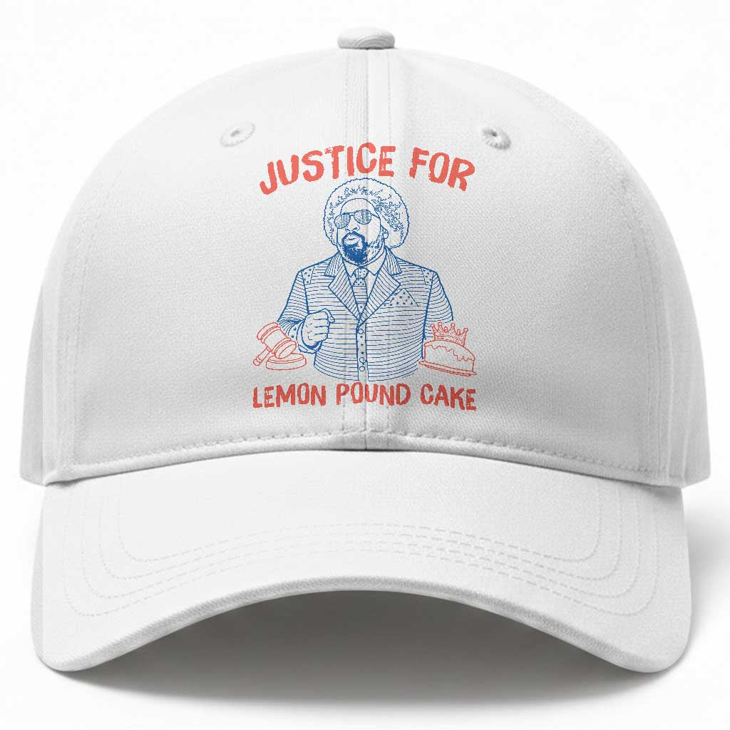 Justice For Lemon Pound Cake Baseball Cap Viral Trend Free Speech TS14 Print Your Wear