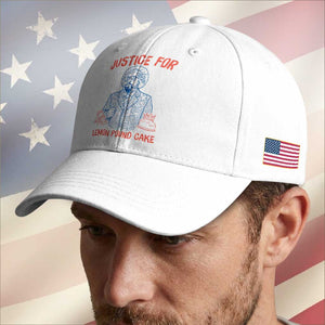 Justice For Lemon Pound Cake Baseball Cap Viral Trend Free Speech TS14 Print Your Wear