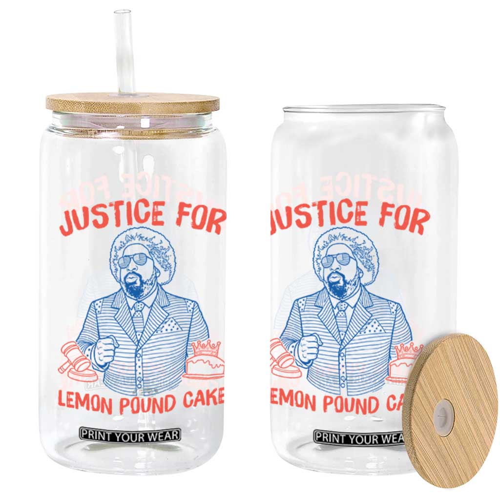 Justice For Lemon Pound Cake Glass Can Viral Trend Free Speech TS14 Print Your Wear