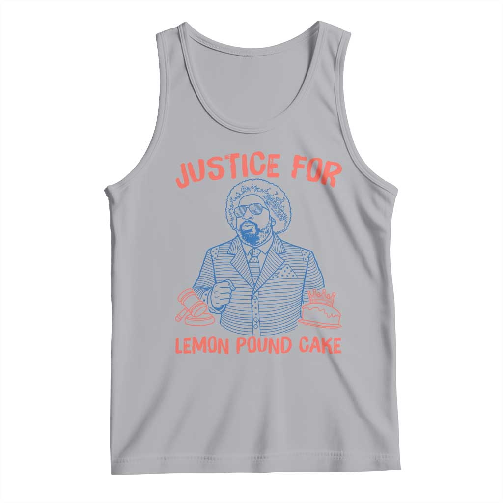 Justice For Lemon Pound Cake Tank Top Viral Trend Free Speech TS14 Athletic Heather Print Your Wear