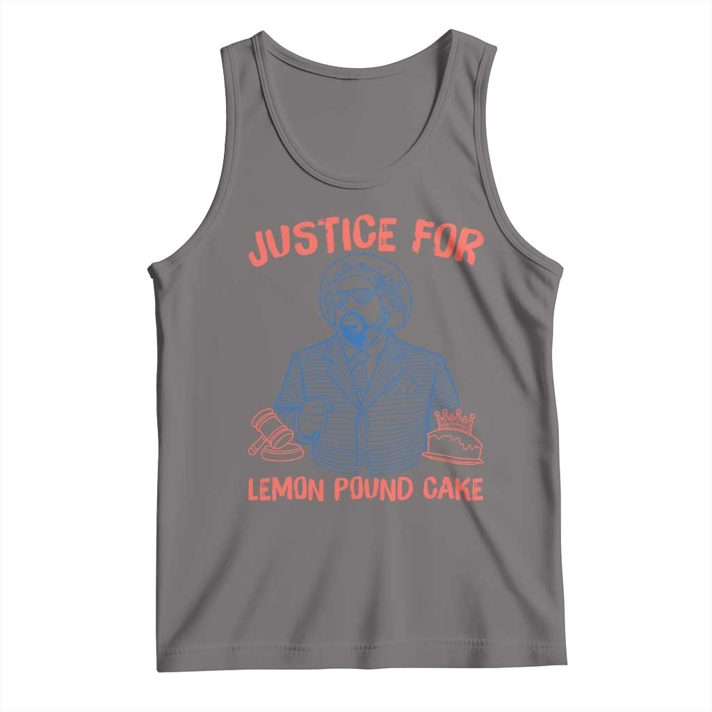 Justice For Lemon Pound Cake Tank Top Viral Trend Free Speech TS14 Deep Heather Print Your Wear