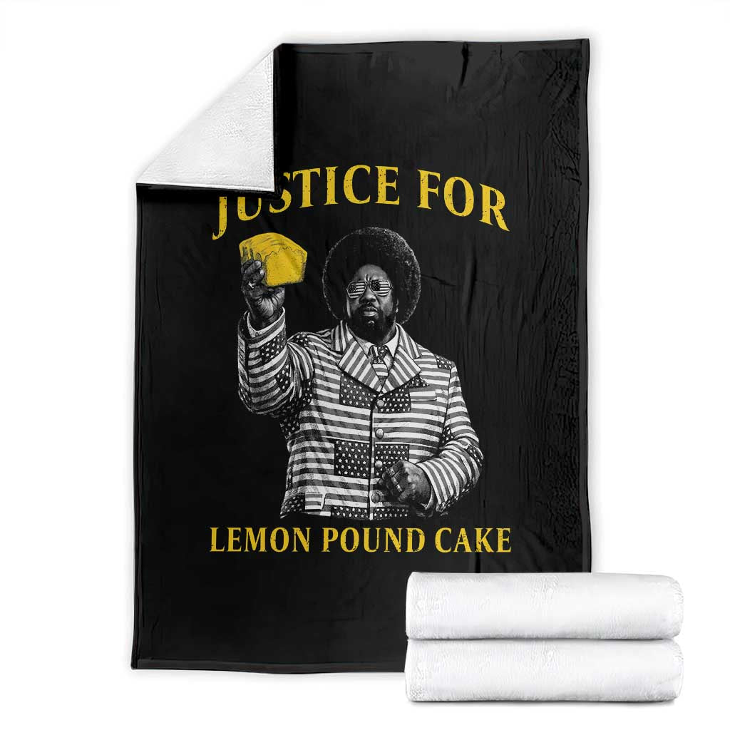Justice For Lemon Pound Cake Throw Blanket Vintage Rap Free Speech TS14 Black Print Your Wear