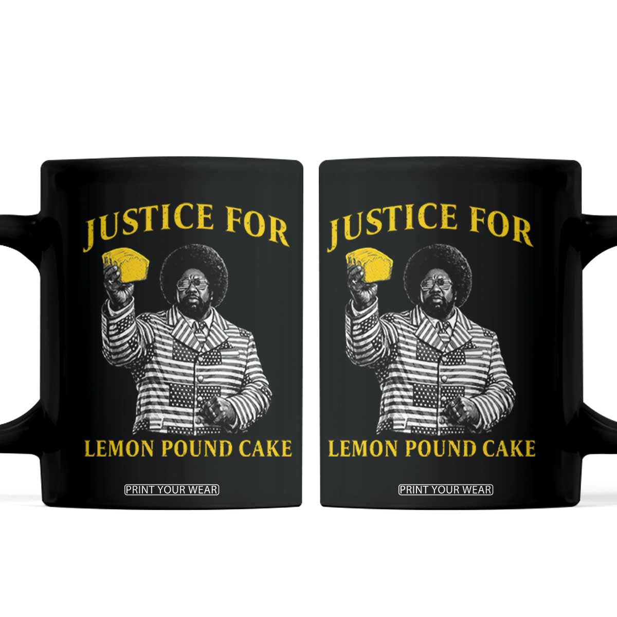 Justice For Lemon Pound Cake Coffee Mug Vintage Rap Free Speech TS14 Black Print Your Wear