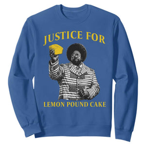 Justice For Lemon Pound Cake Sweatshirt Vintage Rap Free Speech TS14 Royal Blue Print Your Wear