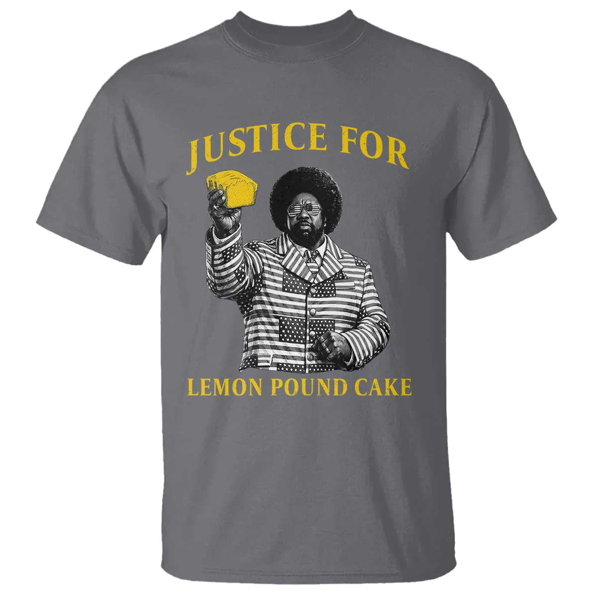 Justice For Lemon Pound Cake T Shirt Vintage Rap Free Speech TS14 Charcoal Print Your Wear