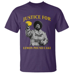 Justice For Lemon Pound Cake T Shirt Vintage Rap Free Speech TS14 Purple Print Your Wear