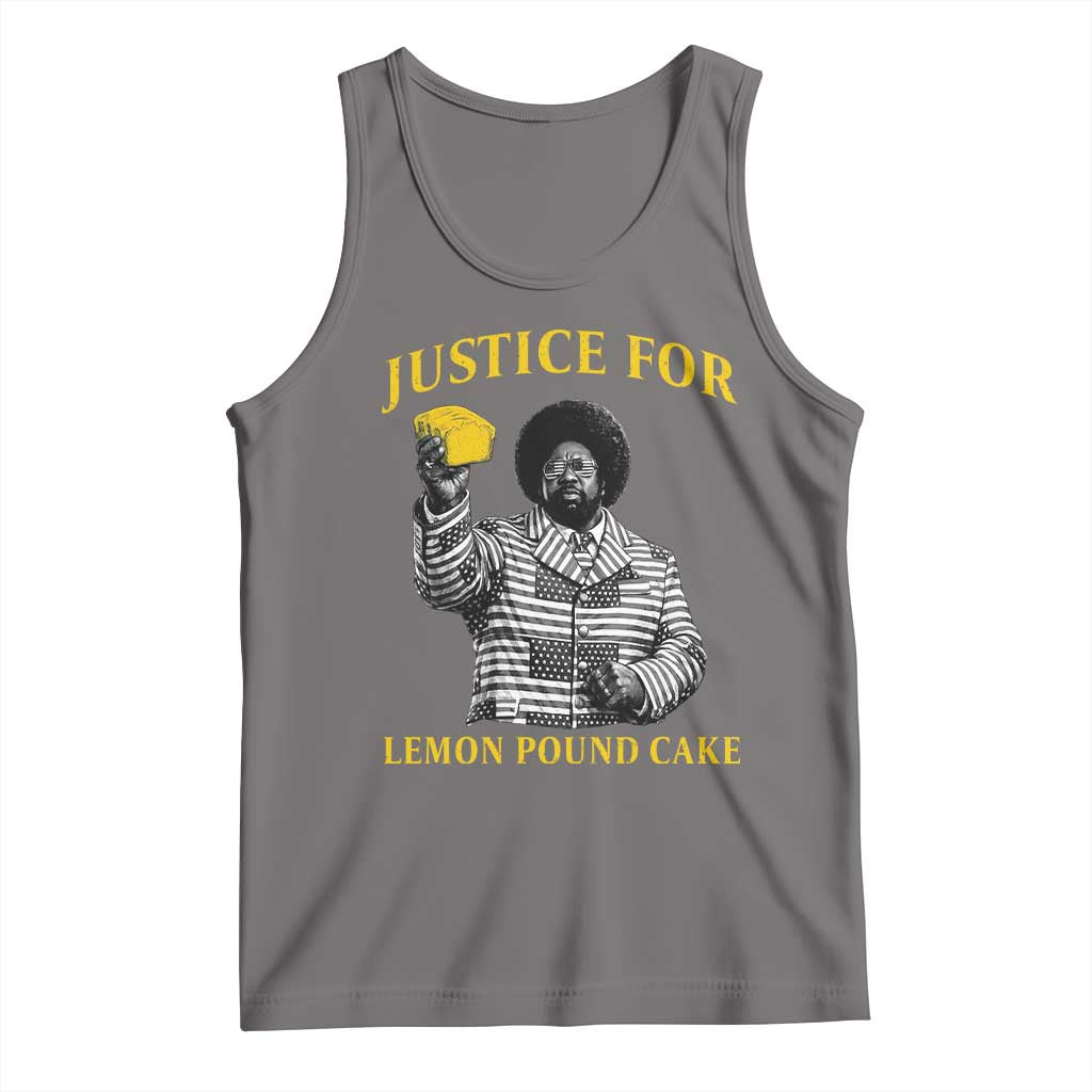 Justice For Lemon Pound Cake Tank Top Vintage Rap Free Speech TS14 Deep Heather Print Your Wear