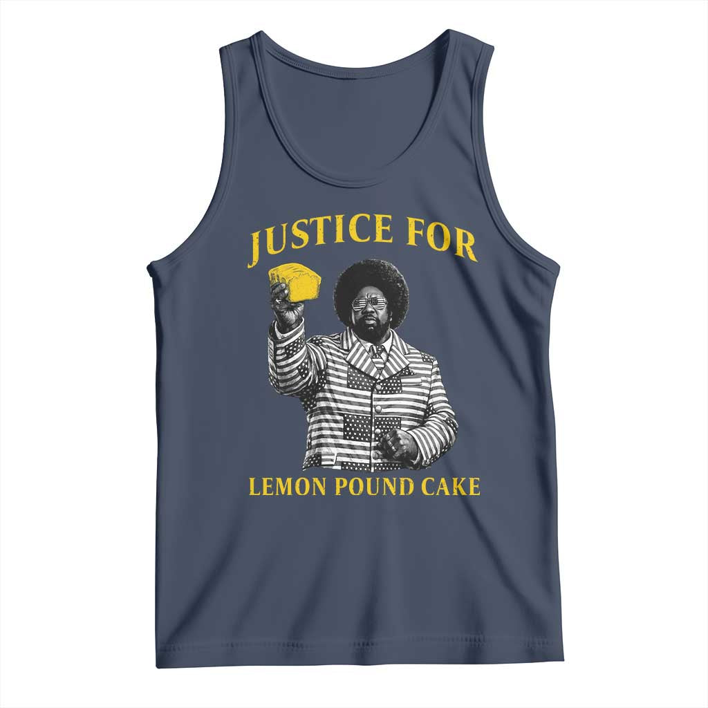Justice For Lemon Pound Cake Tank Top Vintage Rap Free Speech TS14 Navy Print Your Wear