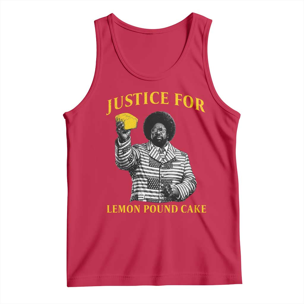 Justice For Lemon Pound Cake Tank Top Vintage Rap Free Speech TS14 Red Print Your Wear
