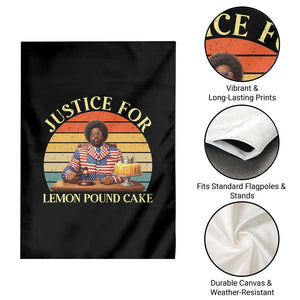Justice For Lemon Pound Cake Garden Flag Retro Rap Free Speech TS14 Print Your Wear