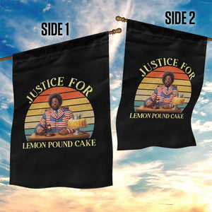 Justice For Lemon Pound Cake Garden Flag Retro Rap Free Speech TS14 Print Your Wear