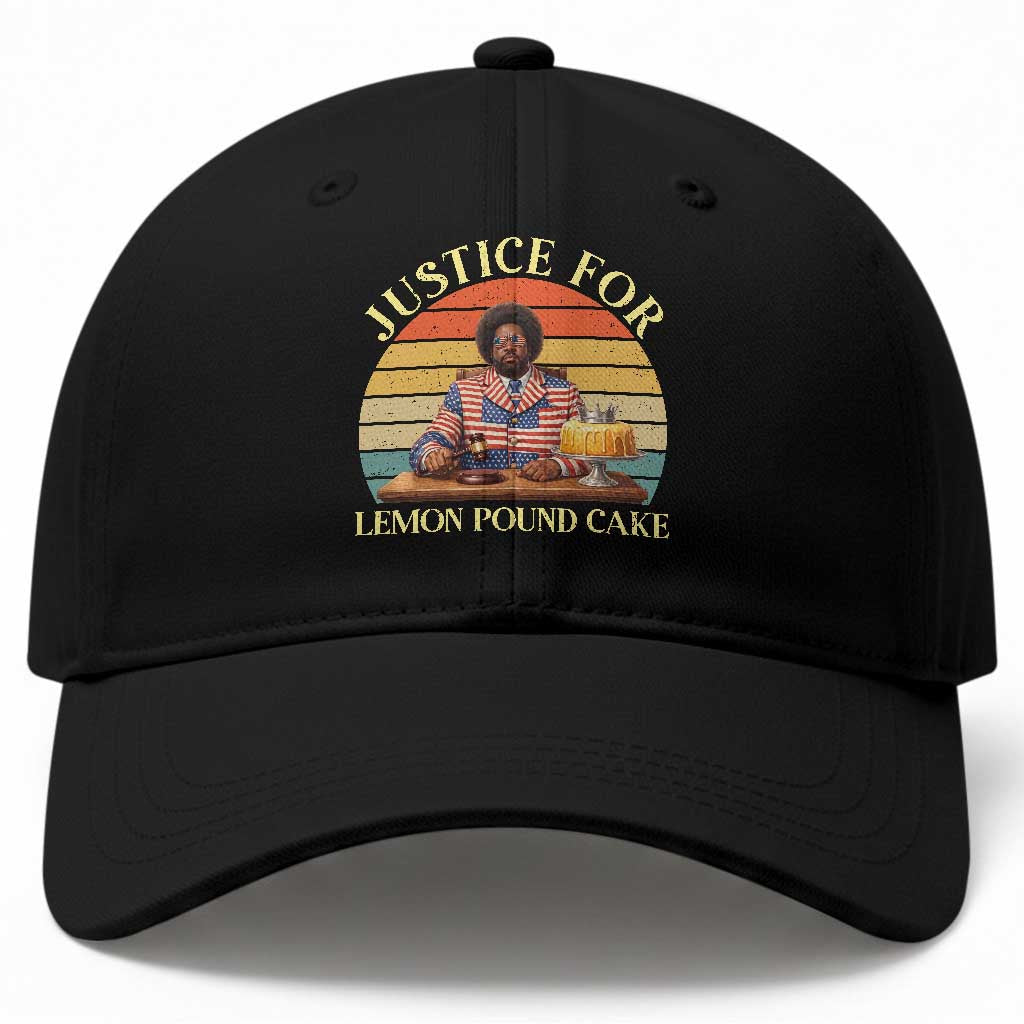 Justice For Lemon Pound Cake Baseball Cap Retro Rap Free Speech TS14 Print Your Wear
