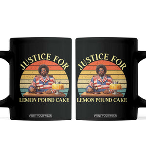 Justice For Lemon Pound Cake Coffee Mug Retro Rap Free Speech TS14 Black Print Your Wear