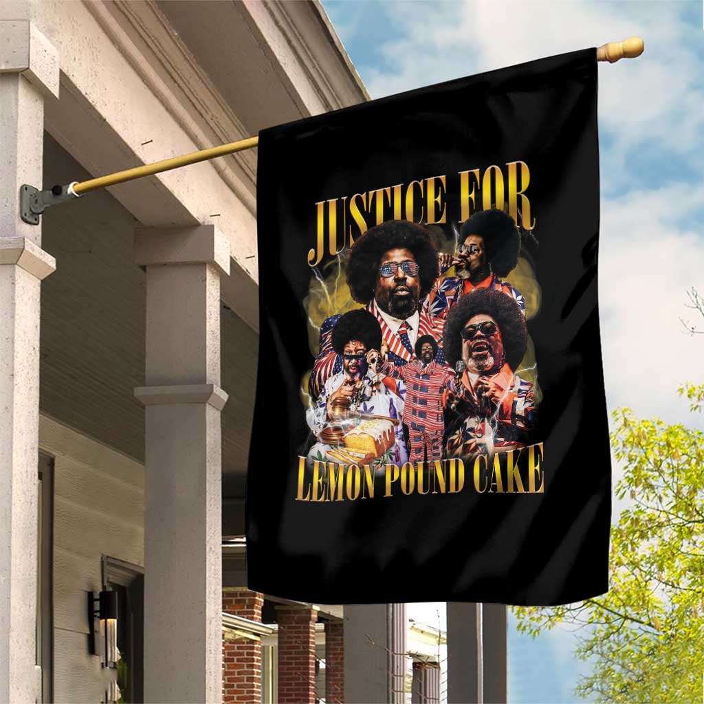 Justice For Lemon Pound Cake Bootleg Graphic Garden Flag Retro Rap Free Speech TS14 Print Your Wear
