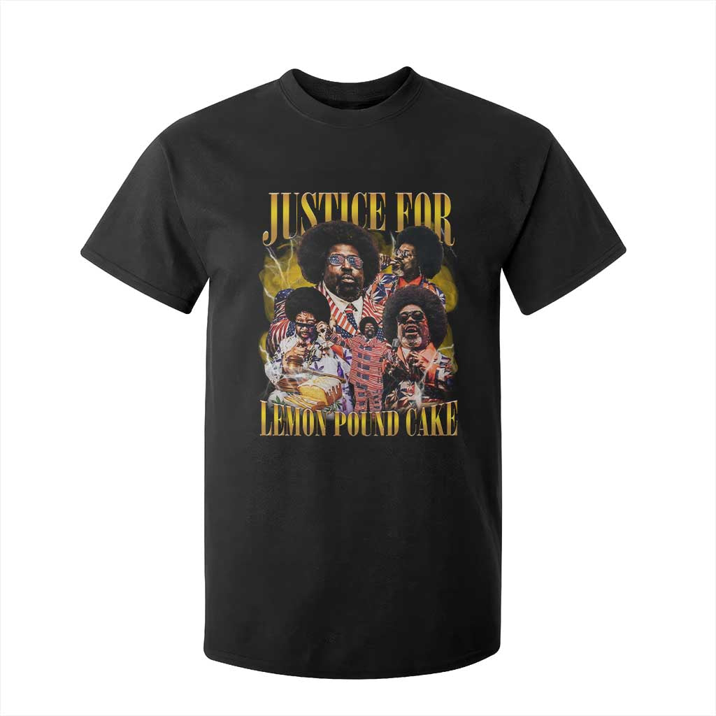 Justice For Lemon Pound Cake Bootleg Graphic T Shirt For Kid Retro Rap Free Speech TS14 Black Print Your Wear