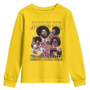 Justice For Lemon Pound Cake Bootleg Graphic Youth Sweatshirt Retro Rap Free Speech TS14 Daisy Print Your Wear