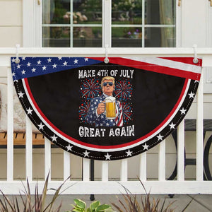 Trump Make 4th of July Great Again Patriotic Fan Flag Funny Drinking Beer TS14 2pcs pack Classic Black Print Your Wear