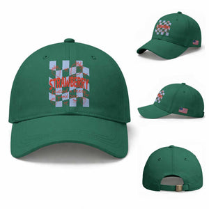 Strawberry Festival Baseball Cap 1968 A Berry Good Time Summer TS14 Baseball Cap Universal Fit Irish Green Print Your Wear