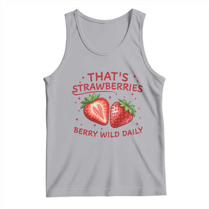 That’s Strawberries Tank Top Summer Fruit Festival TS14 Athletic Heather Print Your Wear