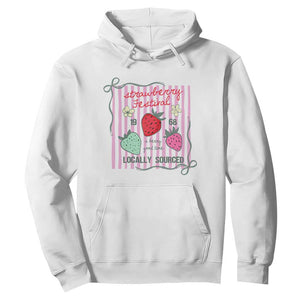 Strawberry Festival Hoodie Summer Fruit Vibes TS14 White Print Your Wear