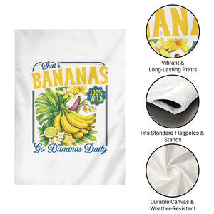 That's Bananas Garden Flag Funny Banana Summer Fruit Food Pun TS14 Print Your Wear