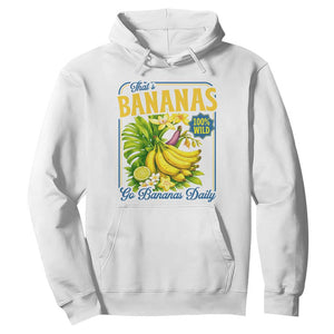 That's Bananas Hoodie Funny Banana Summer Fruit Food Pun TS14 White Print Your Wear