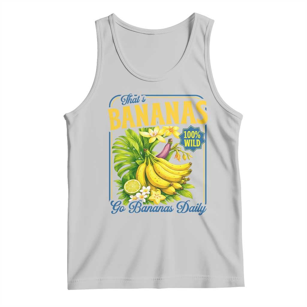 That's Bananas Tank Top Funny Banana Summer Fruit Food Pun TS14 Ash Print Your Wear