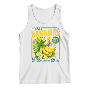 That's Bananas Tank Top Funny Banana Summer Fruit Food Pun TS14 White Print Your Wear