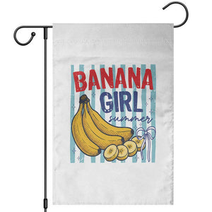 Banana Girl Summer Garden Flag Summer Fruit Beach Vacation TS14 White Print Your Wear