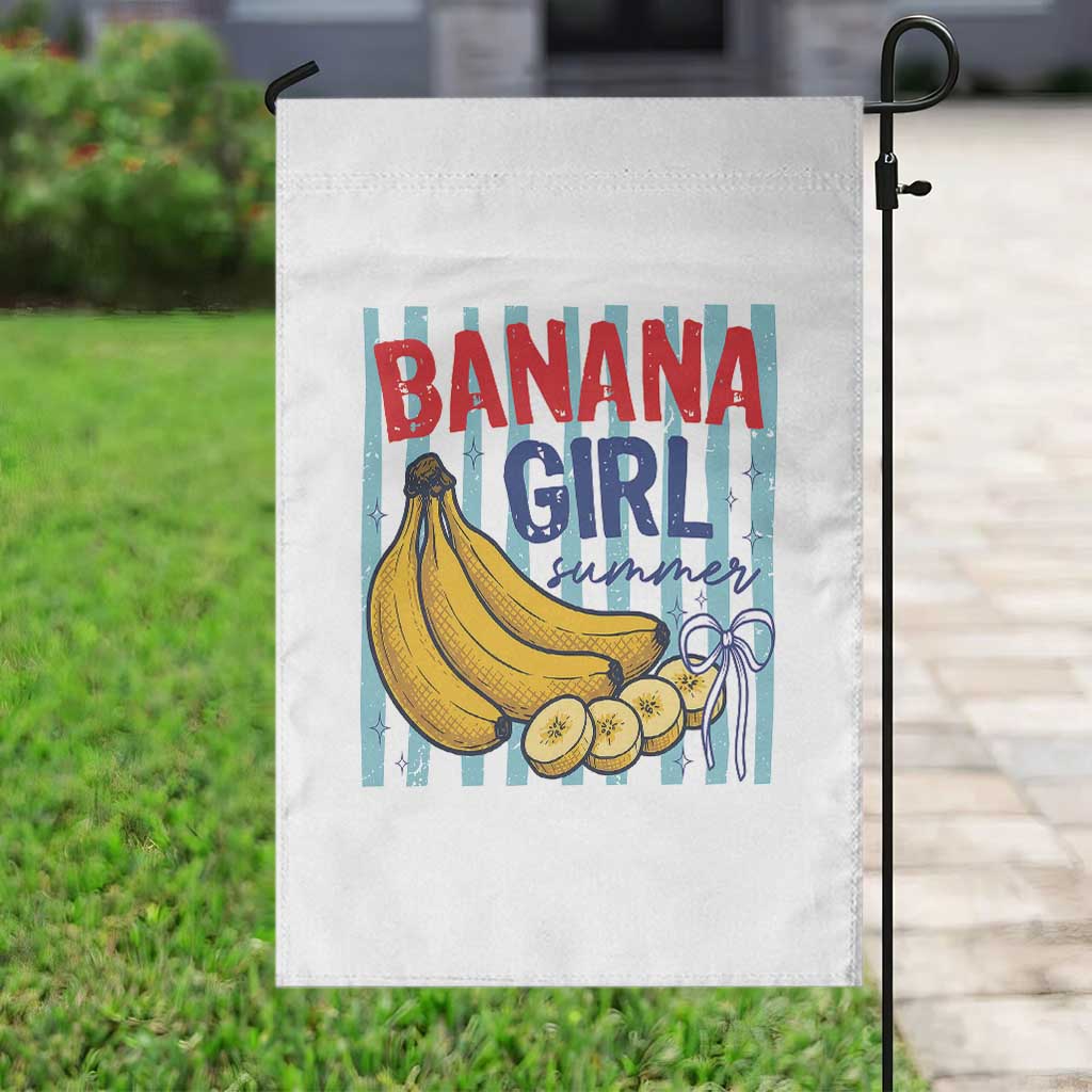 Banana Girl Summer Garden Flag Summer Fruit Beach Vacation TS14 Print Your Wear