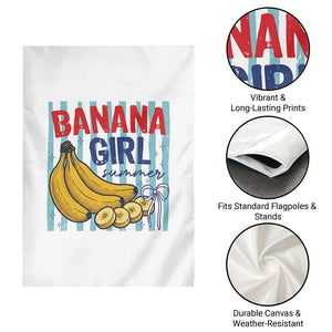 Banana Girl Summer Garden Flag Summer Fruit Beach Vacation TS14 Print Your Wear