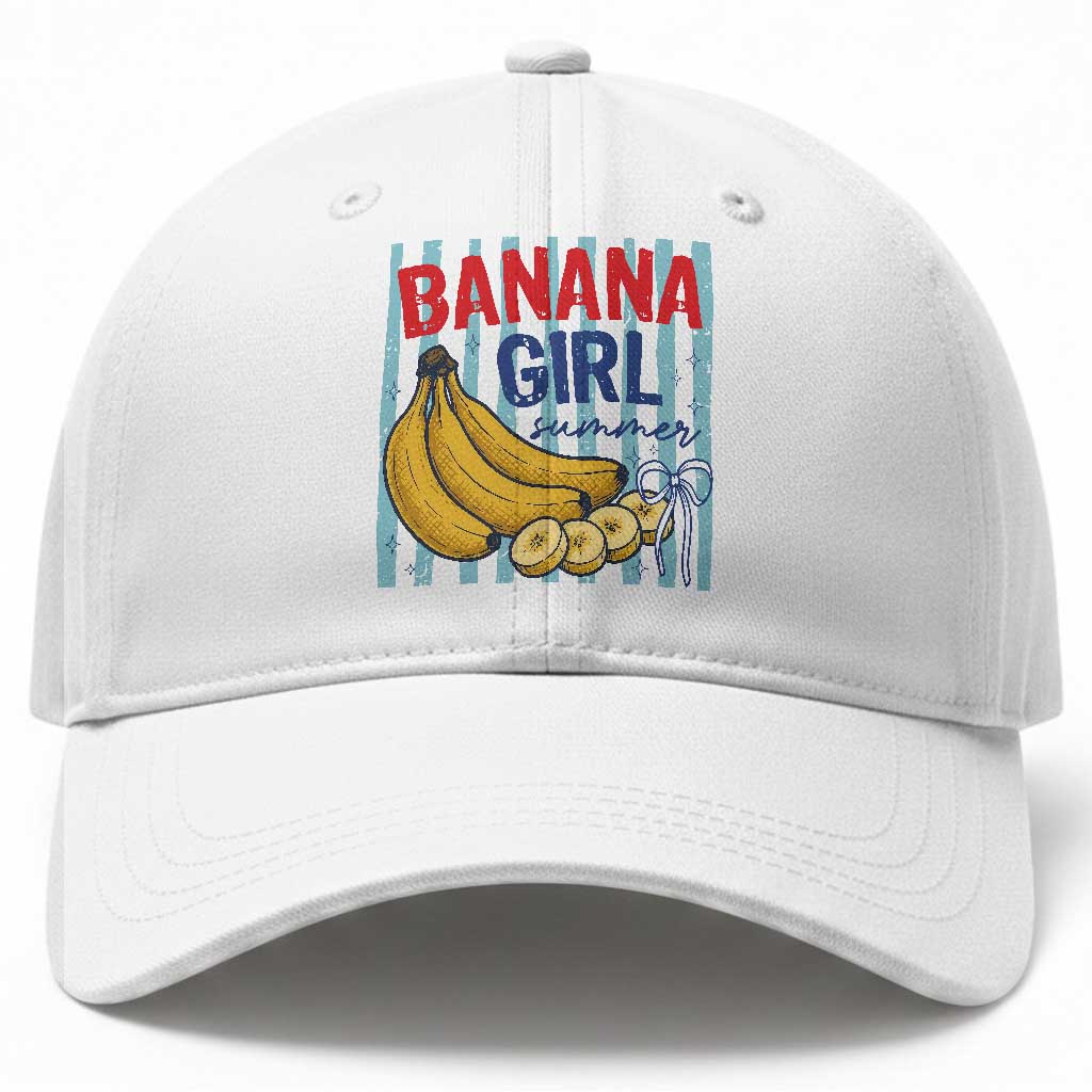Banana Girl Summer Baseball Cap Summer Fruit Beach Vacation TS14 Print Your Wear