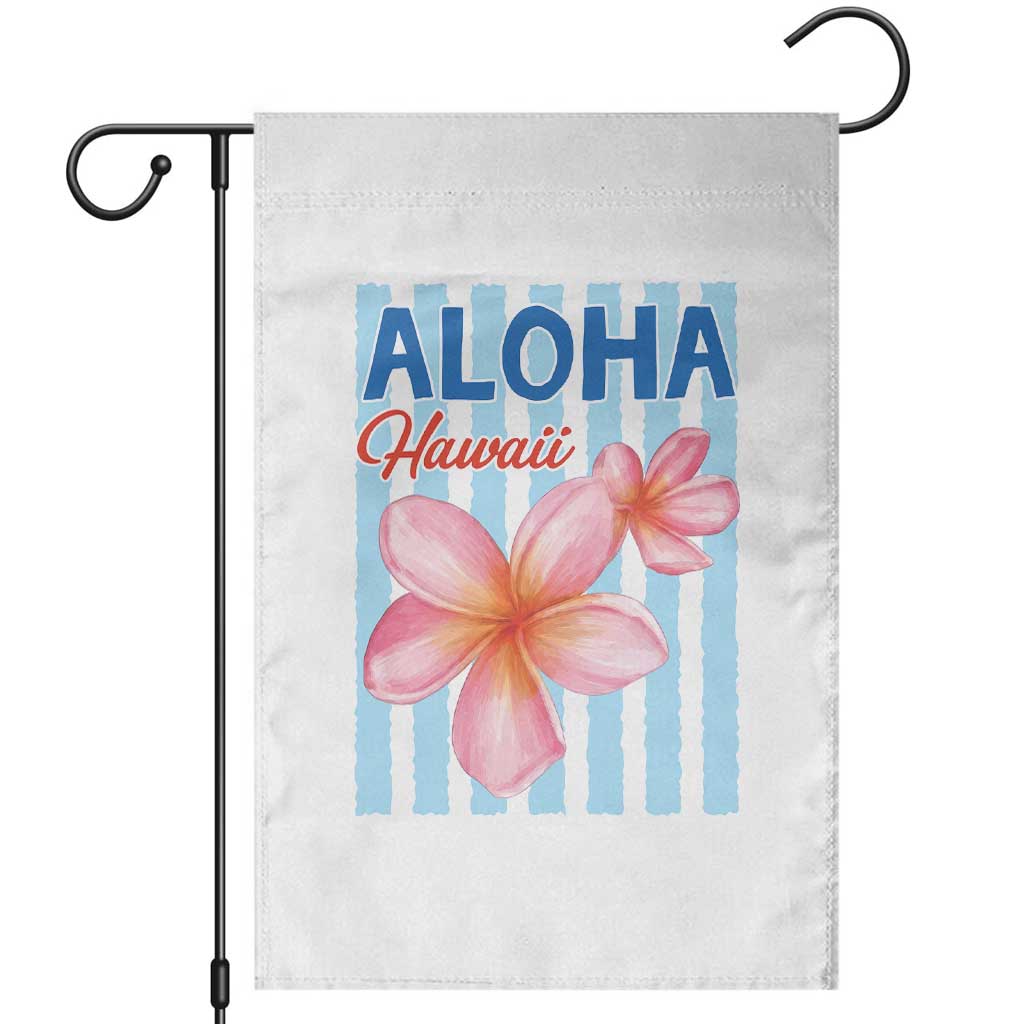 Aloha Hawaii Garden Flag Hibiscus Flower Tropical Beach Vacation TS14 White Print Your Wear