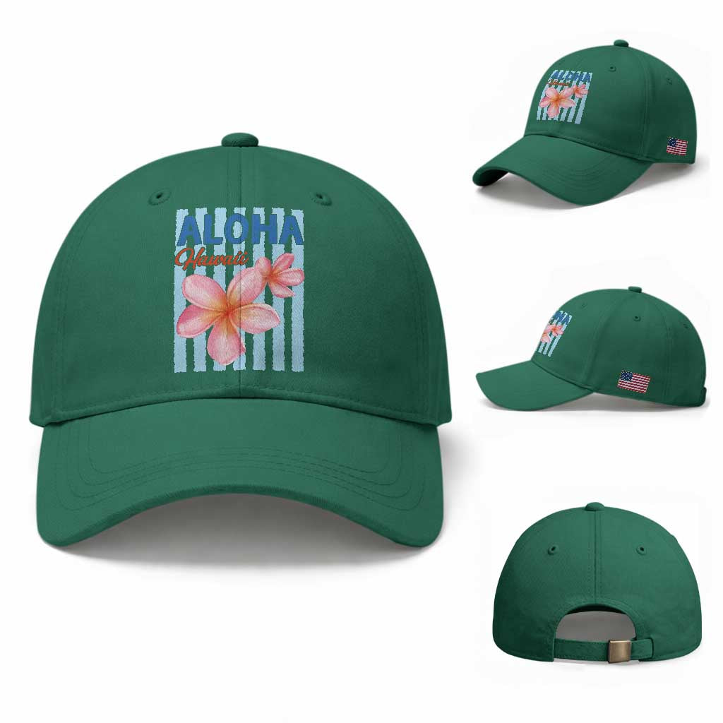 Aloha Hawaii Baseball Cap Hibiscus Flower Tropical Beach Vacation TS14 Baseball Cap Universal Fit Irish Green Print Your Wear