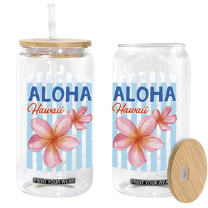 Aloha Hawaii Glass Can Hibiscus Flower Tropical Beach Vacation TS14 Print Your Wear