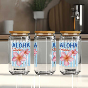 Aloha Hawaii Glass Can Hibiscus Flower Tropical Beach Vacation TS14 Print Your Wear