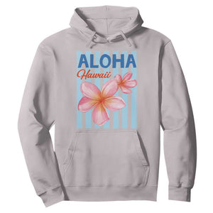 Aloha Hawaii Hoodie Hibiscus Flower Tropical Beach Vacation TS14 Ice Gray Print Your Wear