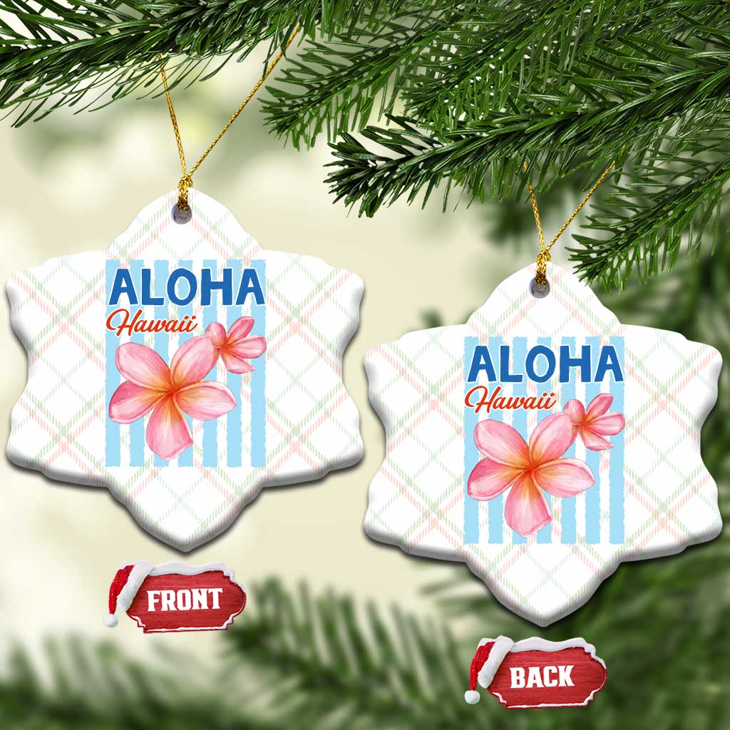Aloha Hawaii Ceramic Ornament Hibiscus Flower Tropical Beach Vacation TS14 Print Your Wear