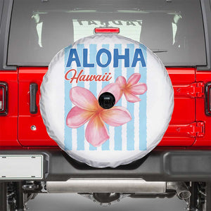 Aloha Hawaii Spare Tire Cover Hibiscus Flower Tropical Beach Vacation TS14 White Print Your Wear