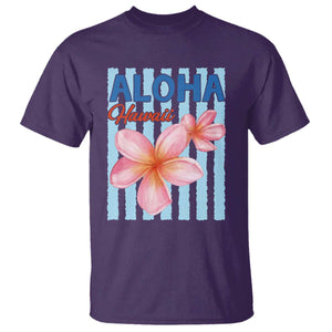 Aloha Hawaii T Shirt Hibiscus Flower Tropical Beach Vacation TS14 Purple Print Your Wear