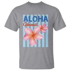 Aloha Hawaii T Shirt Hibiscus Flower Tropical Beach Vacation TS14 Sport Gray Print Your Wear