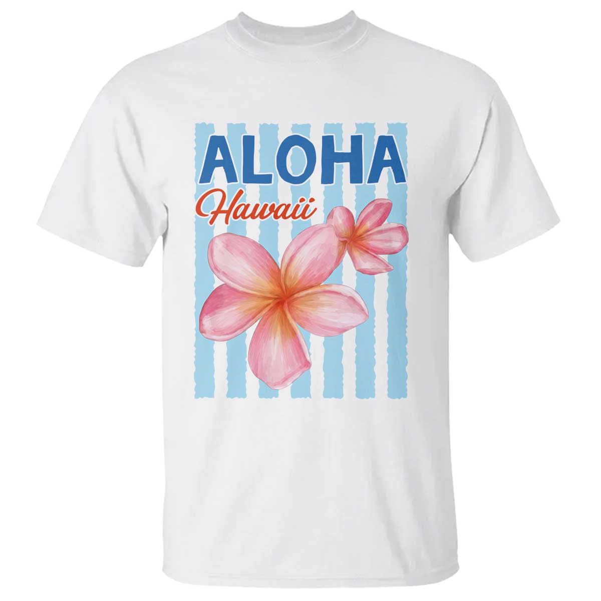 Aloha Hawaii T Shirt Hibiscus Flower Tropical Beach Vacation TS14 White Print Your Wear
