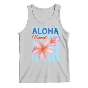 Aloha Hawaii Tank Top Hibiscus Flower Tropical Beach Vacation TS14 Ash Print Your Wear