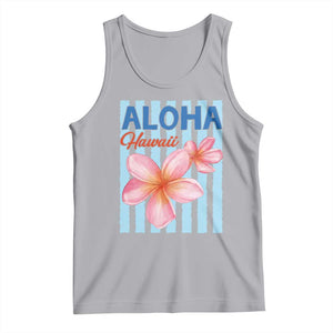 Aloha Hawaii Tank Top Hibiscus Flower Tropical Beach Vacation TS14 Athletic Heather Print Your Wear