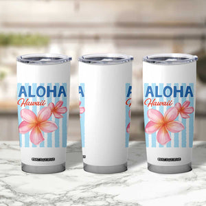 Aloha Hawaii Tumbler Cup Hibiscus Flower Tropical Beach Vacation TS14 Print Your Wear