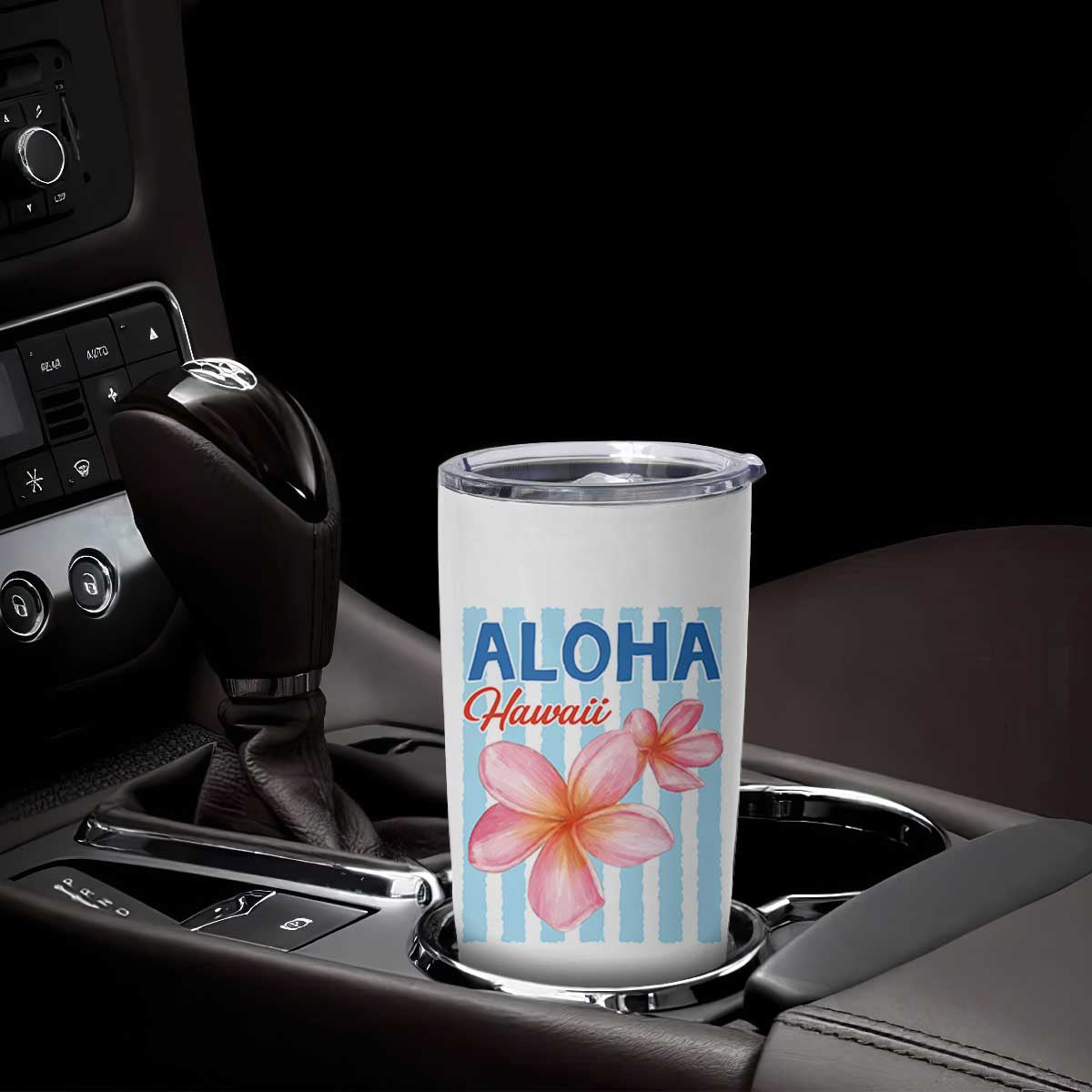 Aloha Hawaii Tumbler Cup Hibiscus Flower Tropical Beach Vacation TS14 Print Your Wear